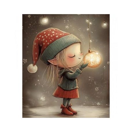 Transfer 25x30cm CHRISTMAS LIGHTS4