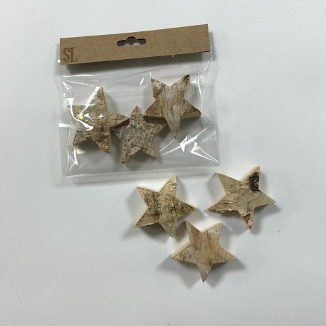 Estrellas Madera 3ud