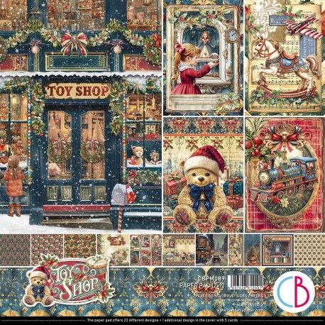 Set 12 papeles Ciao Bella "TOY SHOP"