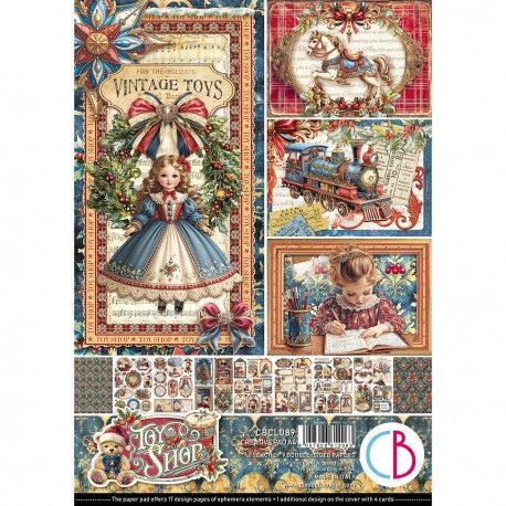 Set 9 hojas de Etiquetas Ciao Bella "TOY SHOP"