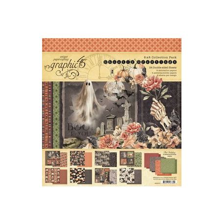 Colección "GHOSTLY GREETINGS" de Graphic 45 20x20cm