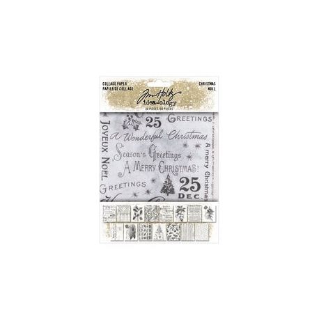Tim Holtz® Ideaology: Christmas Collage Paper
