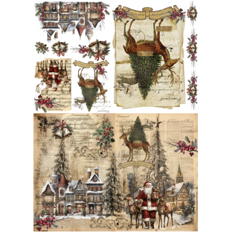 Lamina de seda 50x70 -  La Tiendita Shabby chic