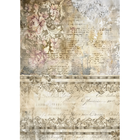 Lamina de seda 50x70 -  La Tiendita Shabby chic