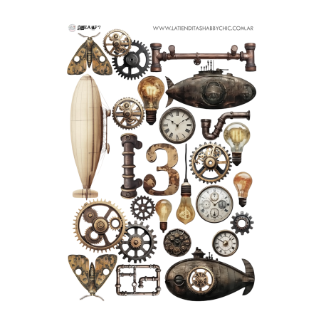 DECO TRANSFER A4 - Tiendita Shabby Chic