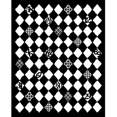 Stencil Stamperia 12x25cm - FURRY FRIENDS