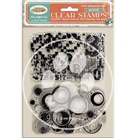 Sello Acrílico Stamperia FURRY FRIENDS 14x18cm