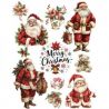 Transfer 25x30cm SANTA CLAUS GIFTS