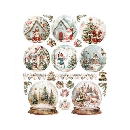 Transfer 25x30cm CHRISTMAS DECOR