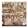 Set 12 papeles 8x8" Ciao Bella "BOOK LOVER"