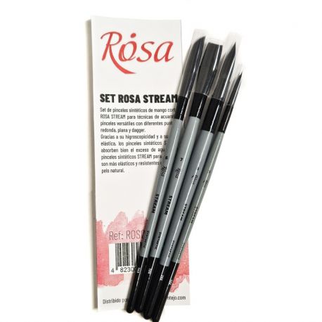 SET 4 PINCELES ACUARELA