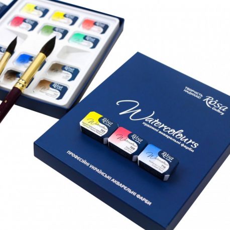 CAJA ACUARELAS 12 COLORES "CLASSIC"