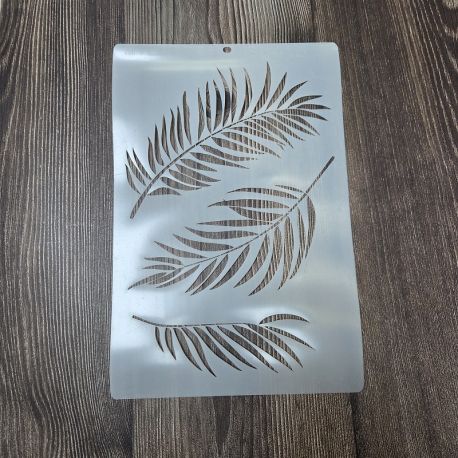 Stencil MILARTES  - Hojas 20x30