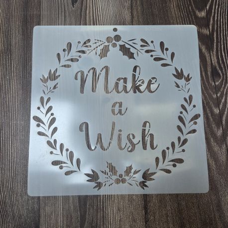 Stencil MILARTES  - Wish 30x30