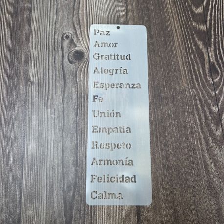 Stencil MILARTES  - Palabras