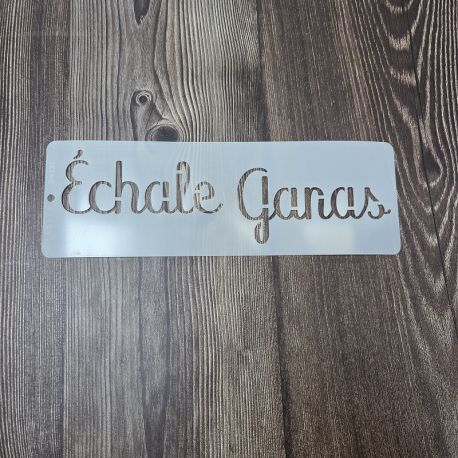 Stencil MILARTES  - Échale ganas