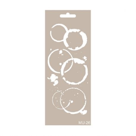 Stencil Cadence Manchas de vaso